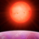 Artist’s impression of sunrise on planet NGTS-1b (Image: University of Warwick/Mark Garlick)